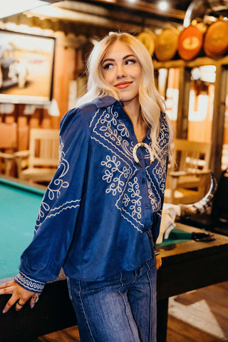 Cowgirl Tapestry Blouse