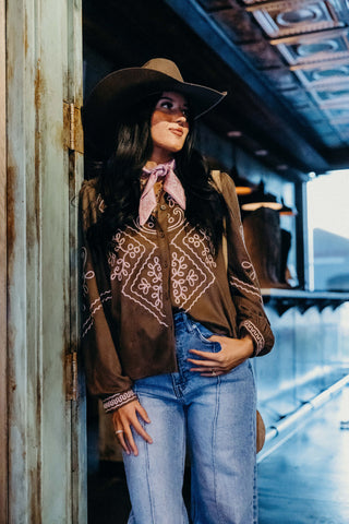 Cowgirl Tapestry Blouse