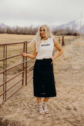 The Howdy Sweater Vest