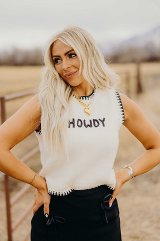 The Howdy Sweater Vest