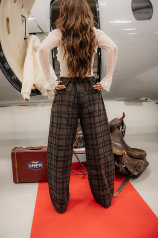 Saddle Check Pants