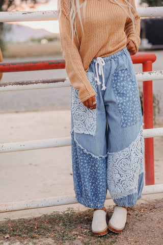 Patchwork Poet Pants