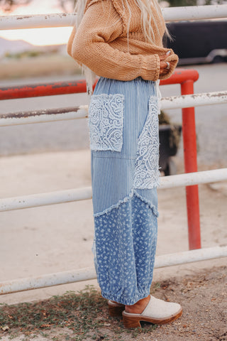Patchwork Poet Pants