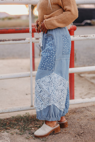 Patchwork Poet Pants