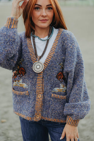 Bronc Rider Cardigan