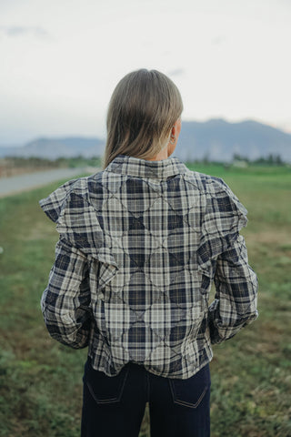Varsity Plaid Blouse