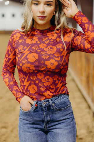 Power Surge Mesh Top