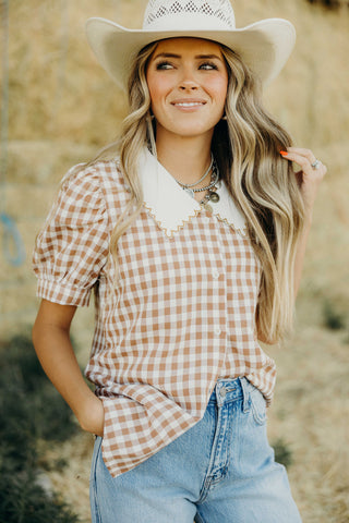 The Blaze Blouse
