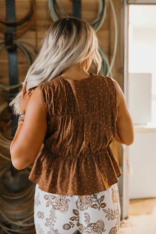 The Viola Top (Brown)
