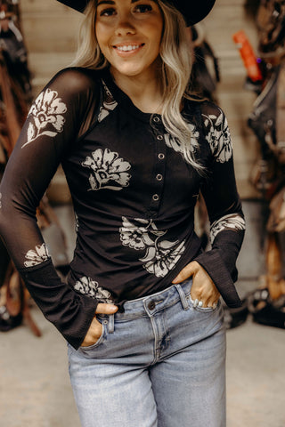 The Lori Mesh Top