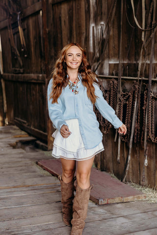 The Charlie Shirt (Blue)