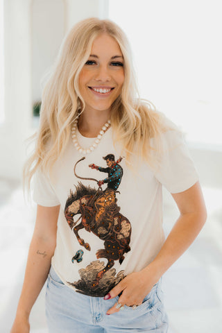 Rhinestone Bronc Tee
