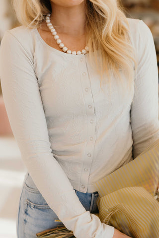 The Bailey Cardigan-Dolphin Grey