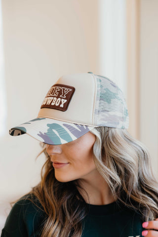 Hey Cowboy Patch Hat