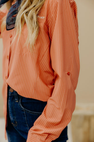 Ariat Rose Pinstripe Shirt