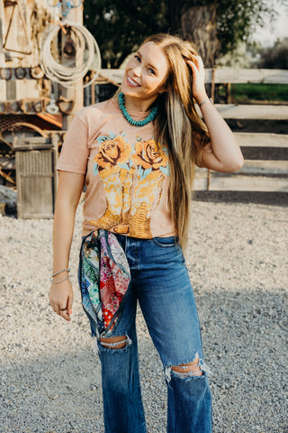 Boots & Roses Tee