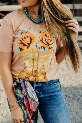 Boots & Roses Tee