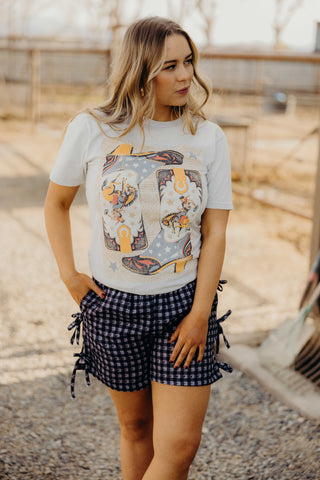 Gingham Gallup Shorts