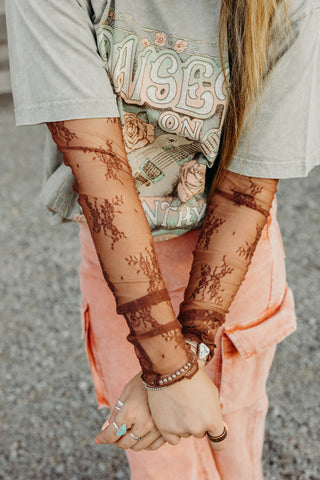 The Carmen Mesh Top