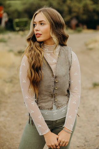 The Cassie Mesh Top