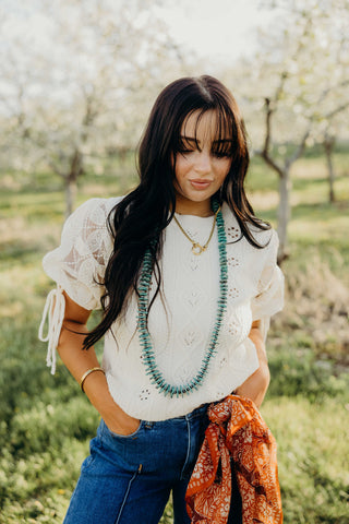 The Ella Top - Cream