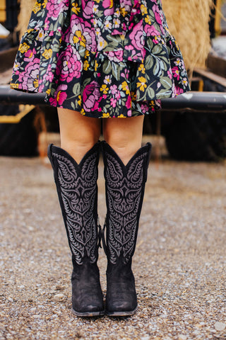 Ariat Laramie Black Suede