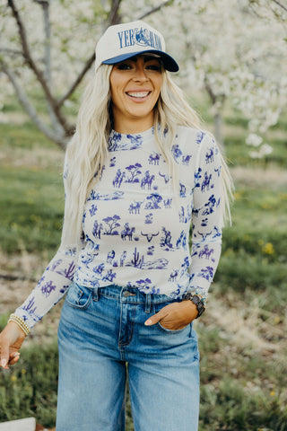 The Covey Mesh Top
