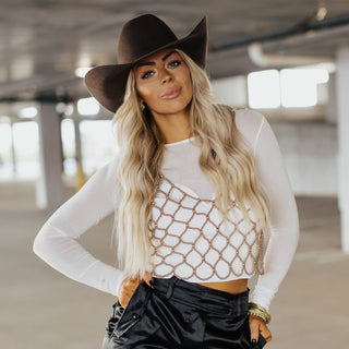 The Tanya Mesh Top