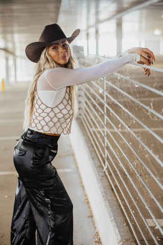 The Tanya Mesh Top