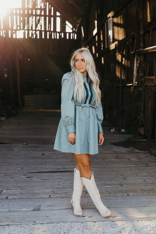 The Harmon Dress-Eucalyptus