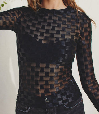 Night Out Mesh Top
