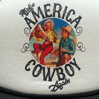 Make America Cowboy Again Trucker