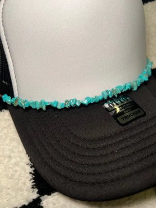 Turquoise Stone Hat Chain